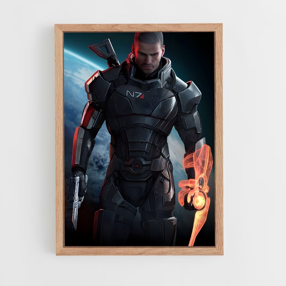 Poster L'Héritier de la Galaxie – affiche Mass effect (vue 4)